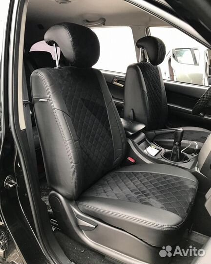 Автомобильные чехлы из экокожи на SsangYong Kyron