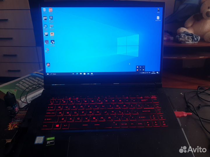 Игровой ноутбук msi gtx 1050 4гб