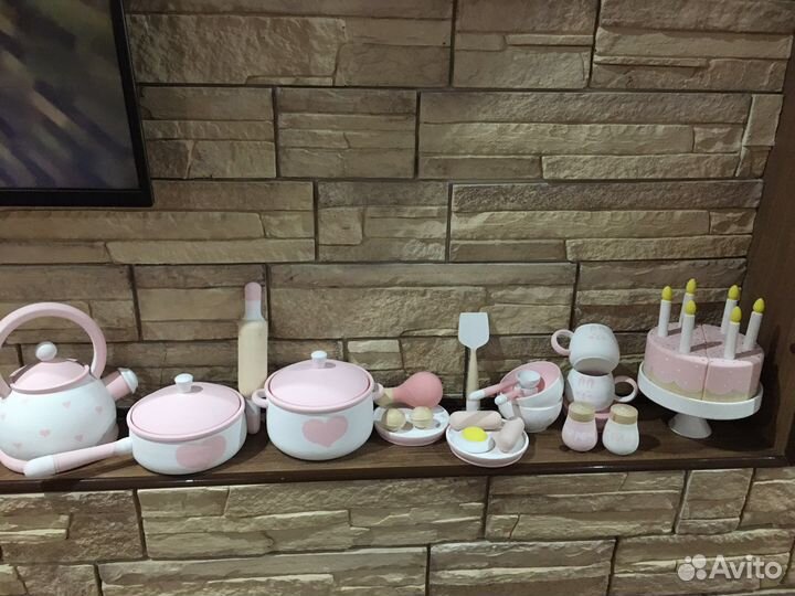 Кукольная игрушечная посуда « Сердечко»