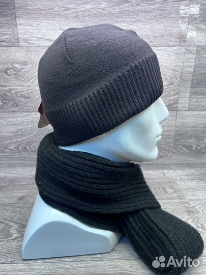 Шапка мужская вязаная из шерсти, Oxigon