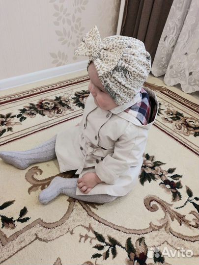 Шапка чалма для девочки