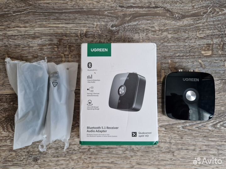 Bluetooth адаптер Ugreen aptX HD
