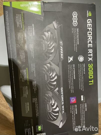 Видеокарта rtx 3080 ti ventus 3X