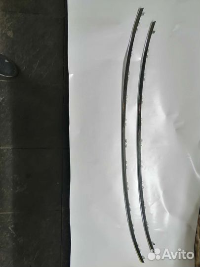 Хром молдинг в решётку радиатора peugeot 308 2008