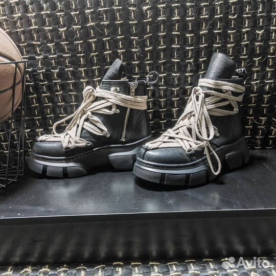 Rick owens dr martens 1460 megalaces boots