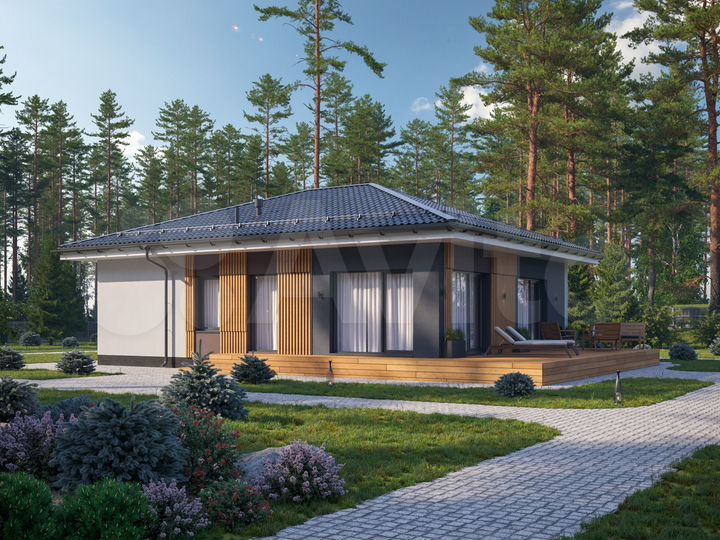 Дом 100 м² на участке 10 сот.