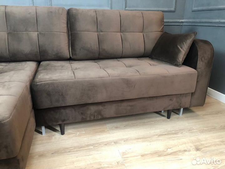 Диван угловой на металлокаркасе ма