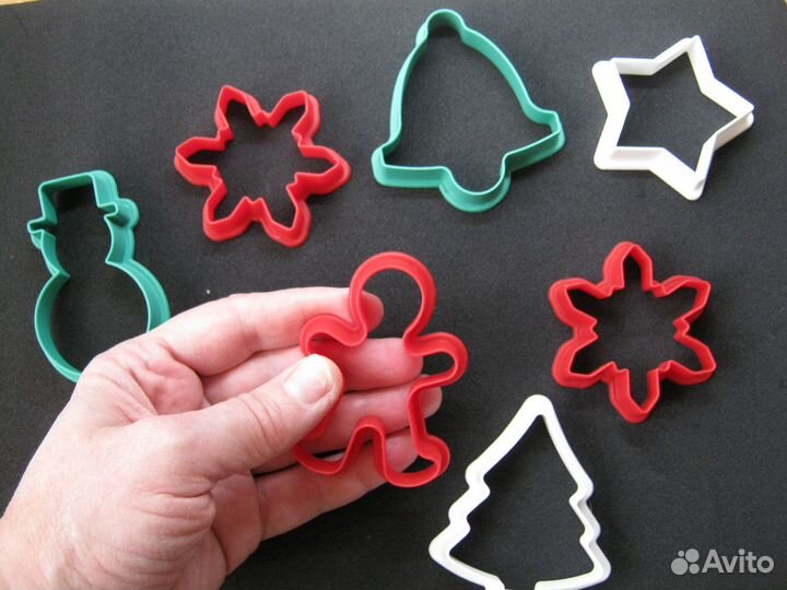 Форма для печенья, новогодняя. Новая