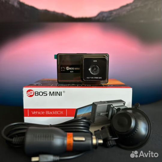 Видеорегистратор boss mini A31, Full HD, Микрофон (Арт.40826)