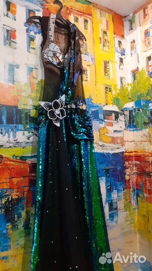 Костюм для восточных танцев. Платье ручной работы