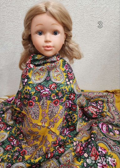 Павлопосадский платок 125х125 новый