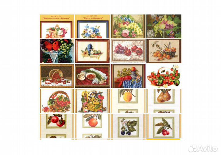 Огромный выбор красивых схем для вышивания крестом