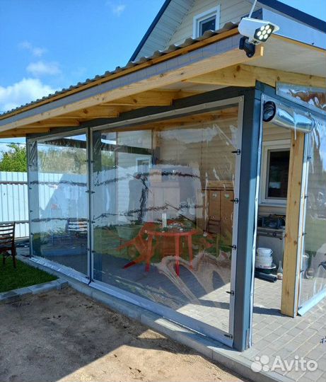 Мягкие окна для террасы