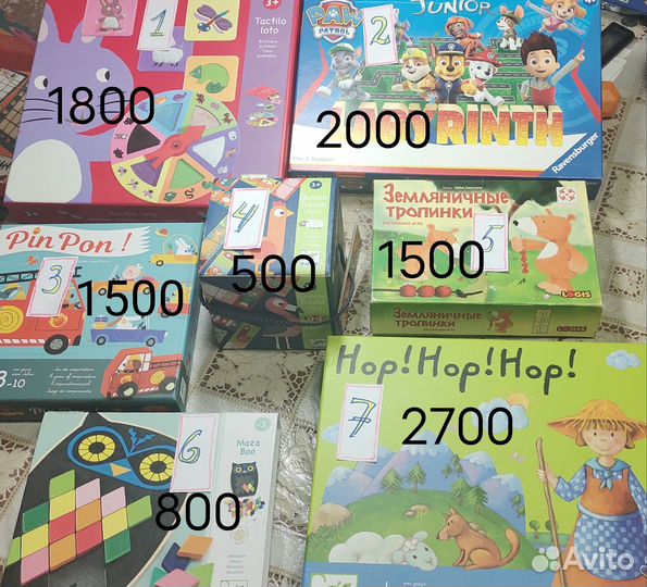 Настольные игры Djeco, haba, learning resources