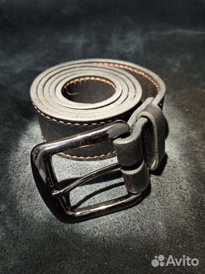 Ремень мужской кожаный ручной работы