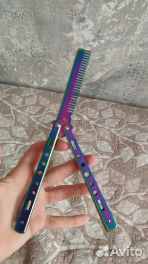 Нож бабочка расческа