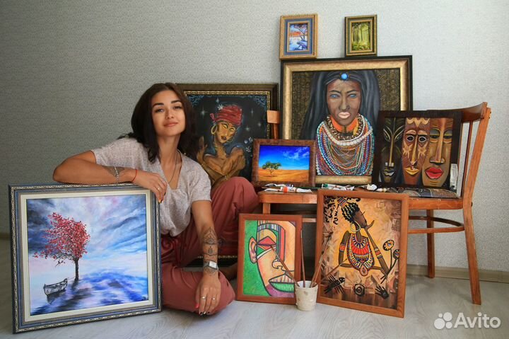 Картины маслом акрилом