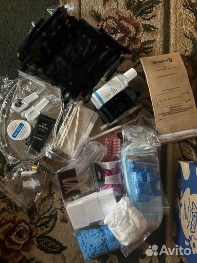 Набор для маникюра гель-лака наращивания ногтей