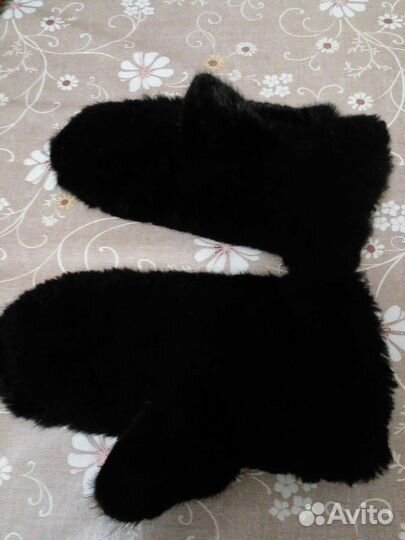 Варежки верх норка одна пара