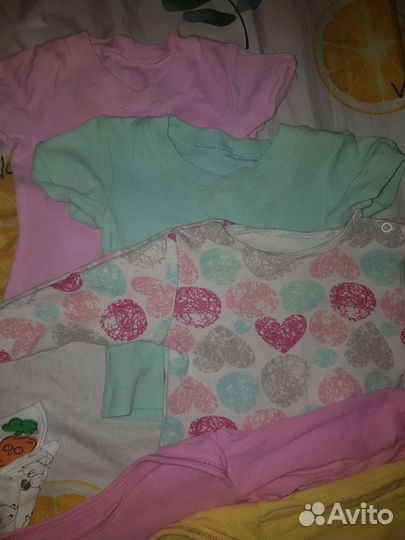 Детские вещи пакетом для девочек 3-5 месяца