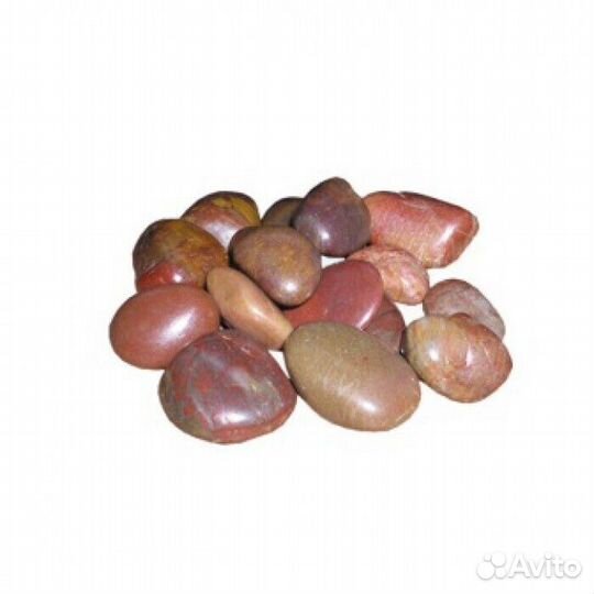 Галька полированная коричневая (красная) 10-20 мм