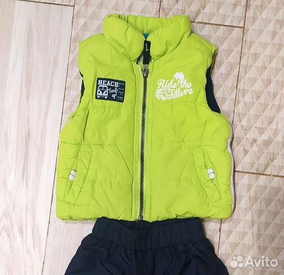 Комплект жилетка и брюки 74р