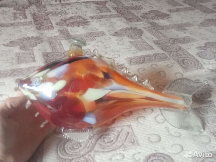 Рыба стеклянная сувенирная