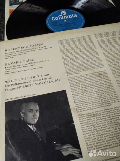 Schumann Grieg Gieseking концерты для фортепиано