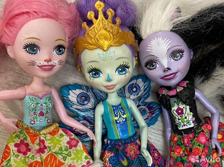 Куклы энчантималс с питомцами