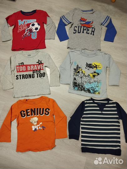 Вещи на мальчика 31 предмет (пакетом) р. 98-104