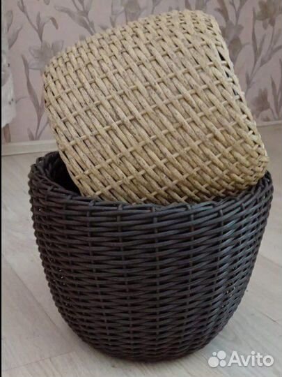 Кашпо из полиротанга