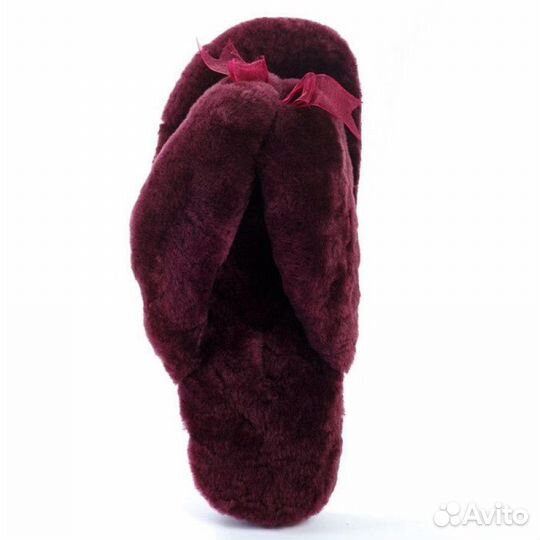 Тапочки UGG fluff Dark Purple