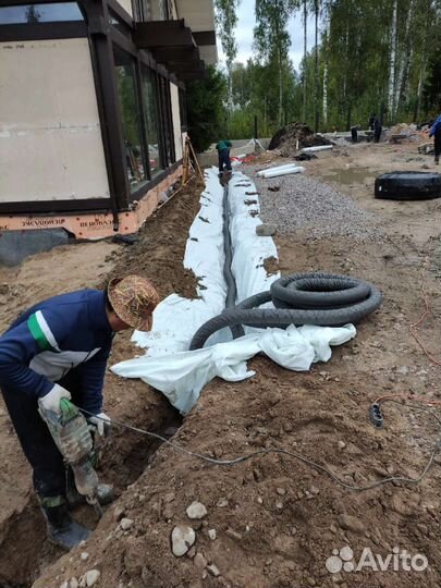 Дренаж участка