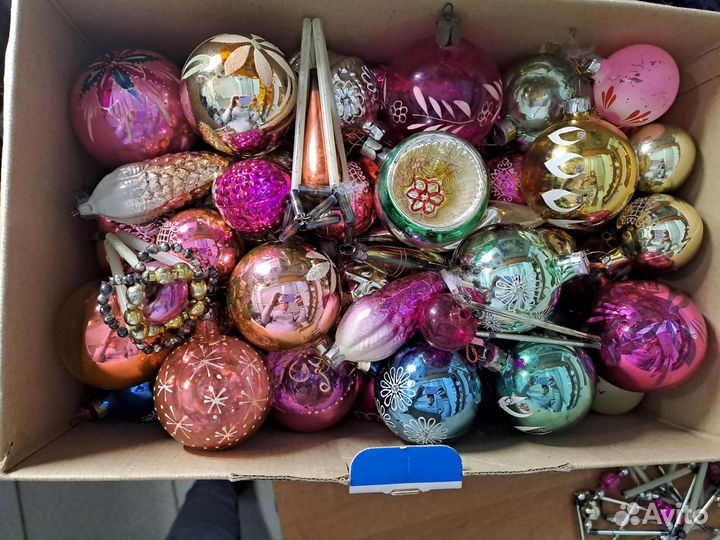 Елочные игрушки СССР