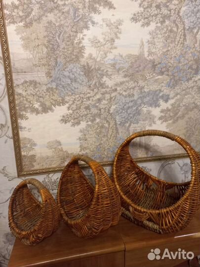 Корзина плетенная