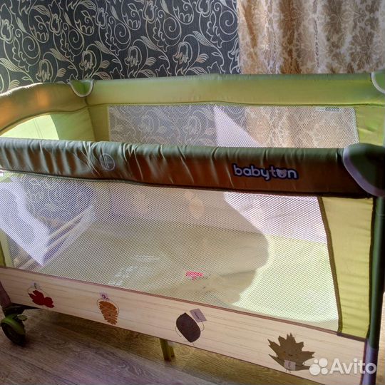 Кровать манеж с матрасом