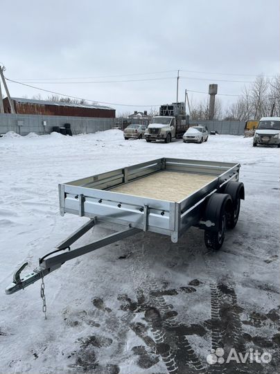 Прицеп цм эко плюс 3*1.57 2хосн без колес и тента