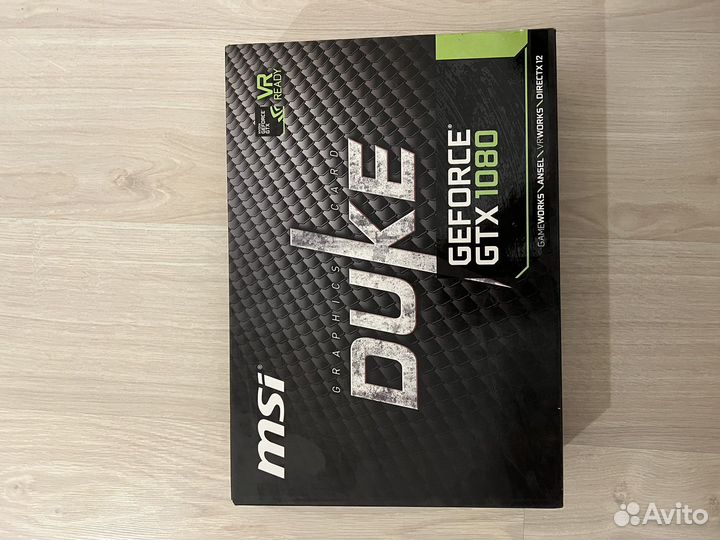 Видеокарта GTX 1080