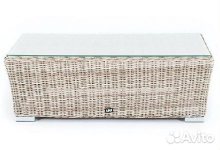 Журнальный столик Капучино из искусственного рота