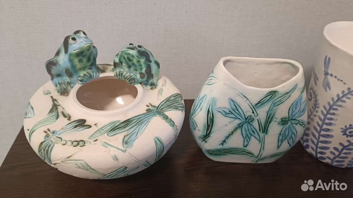 Керамические вазочки ручная работа