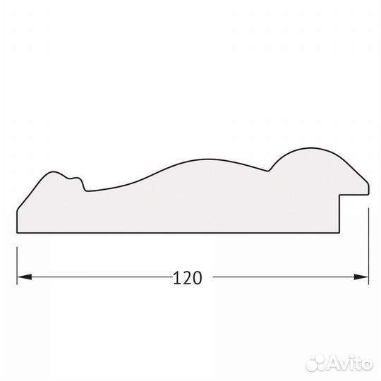 Зеркало Evoform, бронза с орнаментом, 120мм, BY72