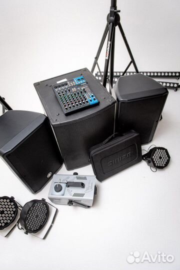 Аренда светового/звукового оборудования и тв