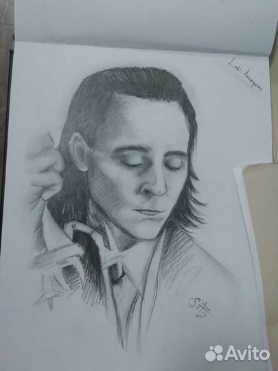 Портрет карандашом по фото