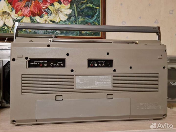 Aiwa J77 220в король бумбоксов