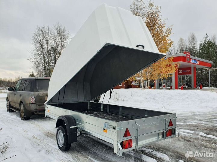 Прицеп Саранский с пластиковой крышкой