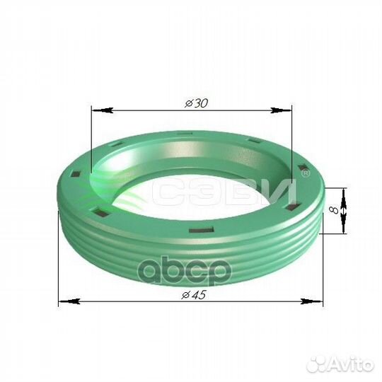 Сальник полуоси обрезиненный для а/м ваз 2101-2