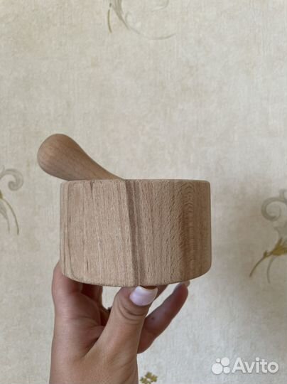 Ступки с пестиком. Дерево. 2 вида