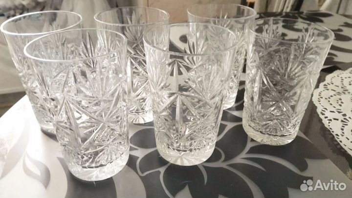 Хрустальные стаканы СССР