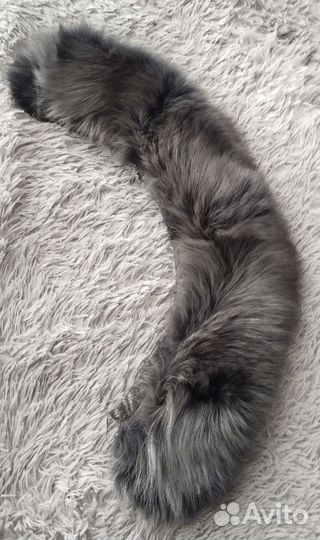Меховой воротник песец