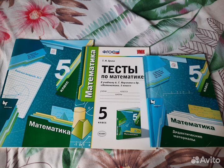 Рабочая тетрадь. Математика. Мерзляк. 5 класс